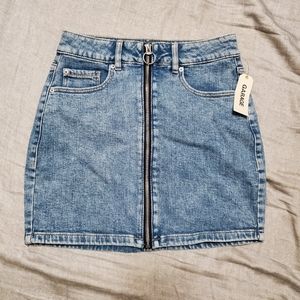 NWT Garage Denim Skirt
